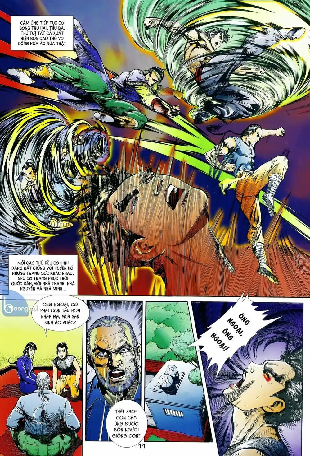 Truyện Tranh Long Hổ 5 Thế trang 8