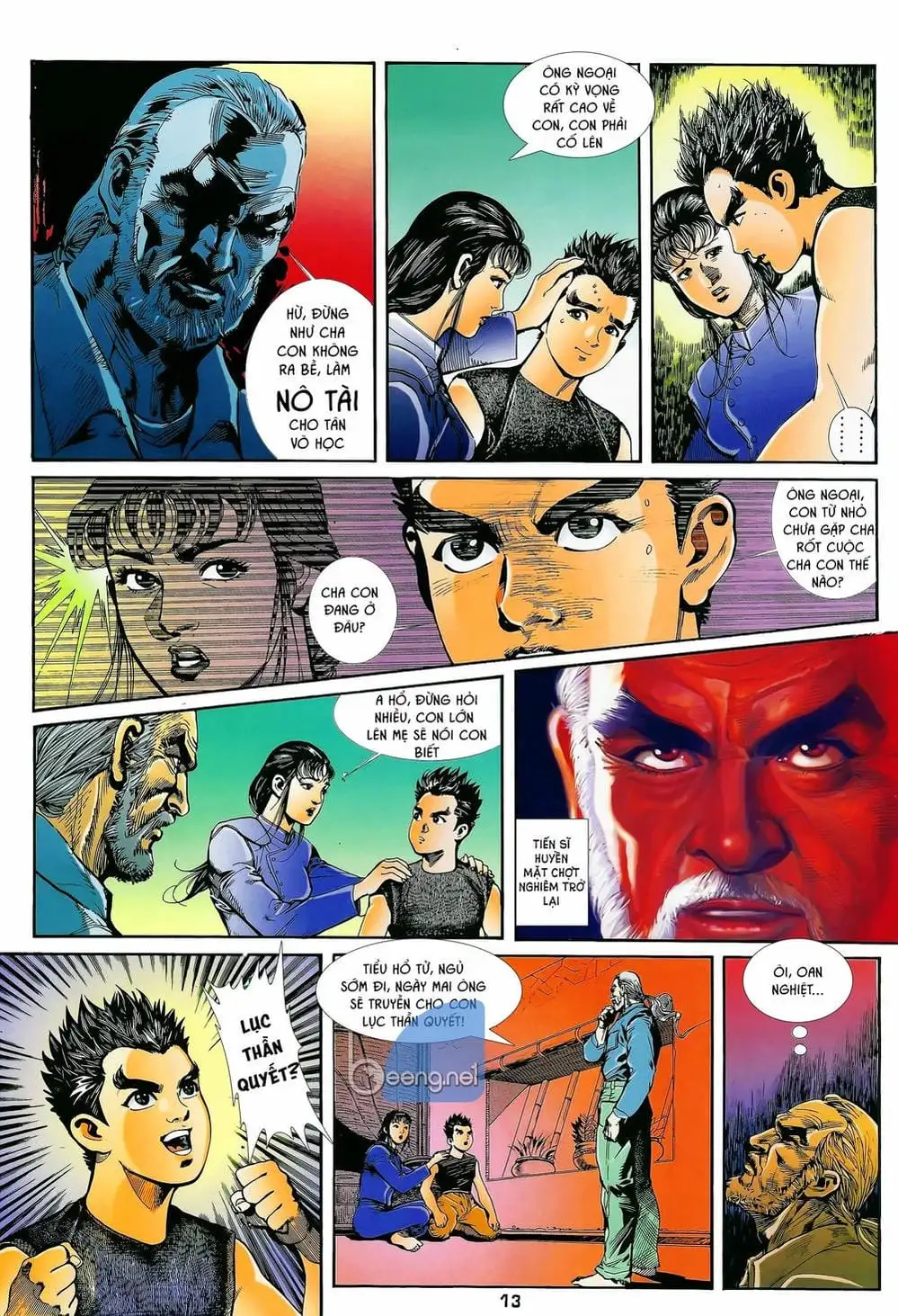 Truyện Tranh Long Hổ 5 Thế trang 8