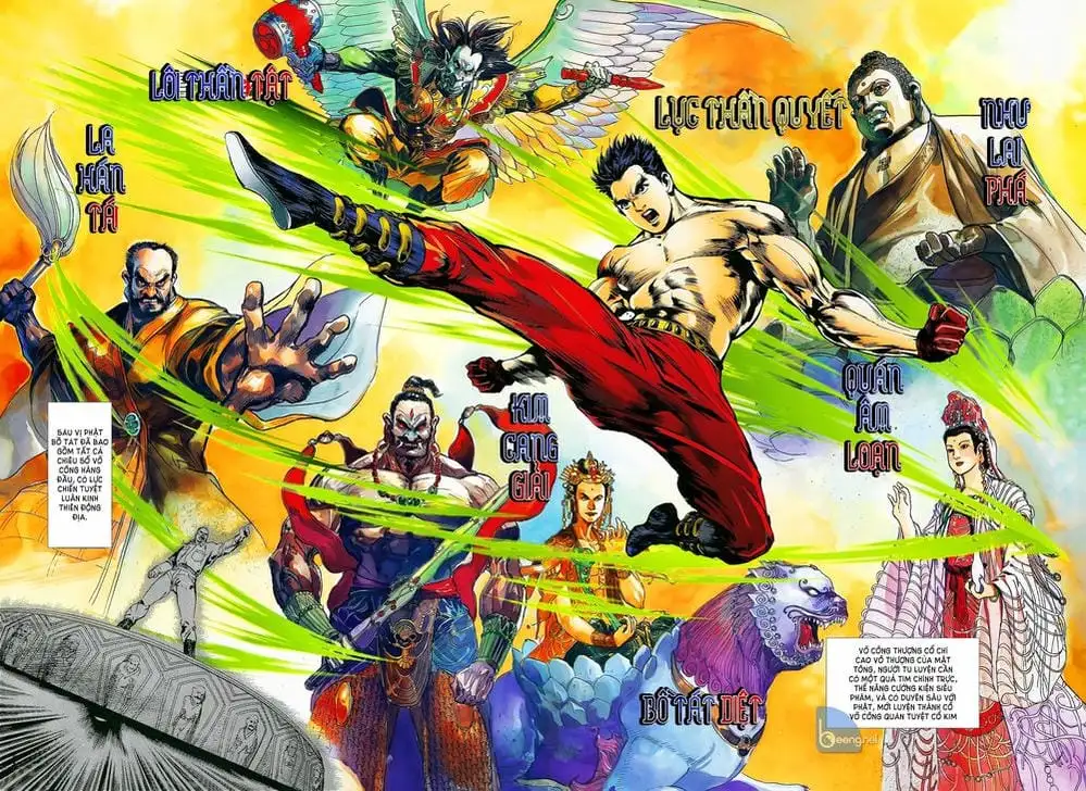 Truyện Tranh Long Hổ 5 Thế trang 8