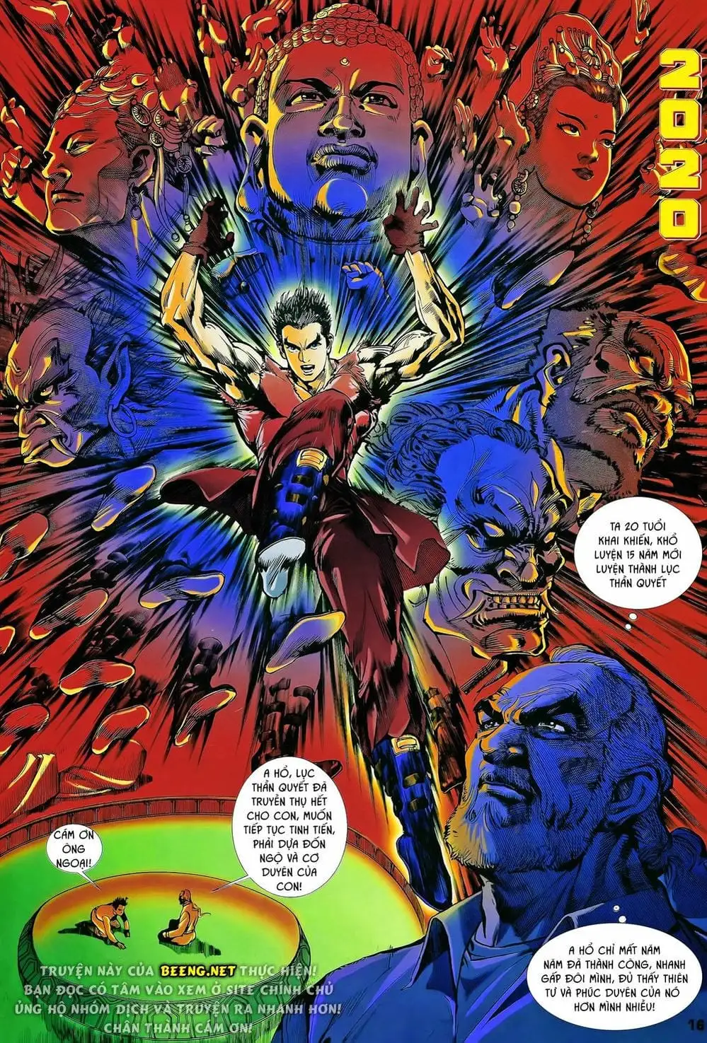 Truyện Tranh Long Hổ 5 Thế trang 8