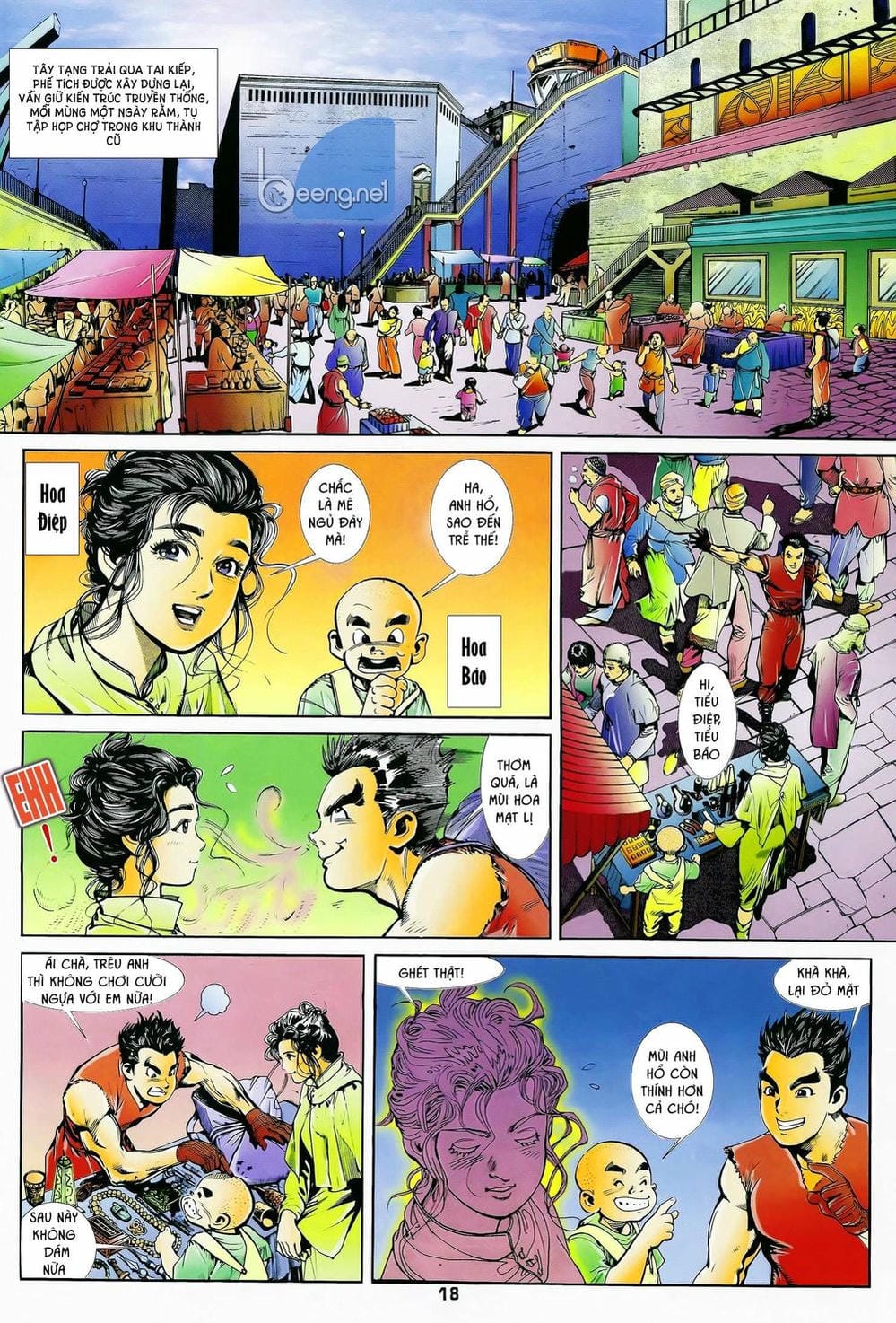 Truyện Tranh Long Hổ 5 Thế trang 8