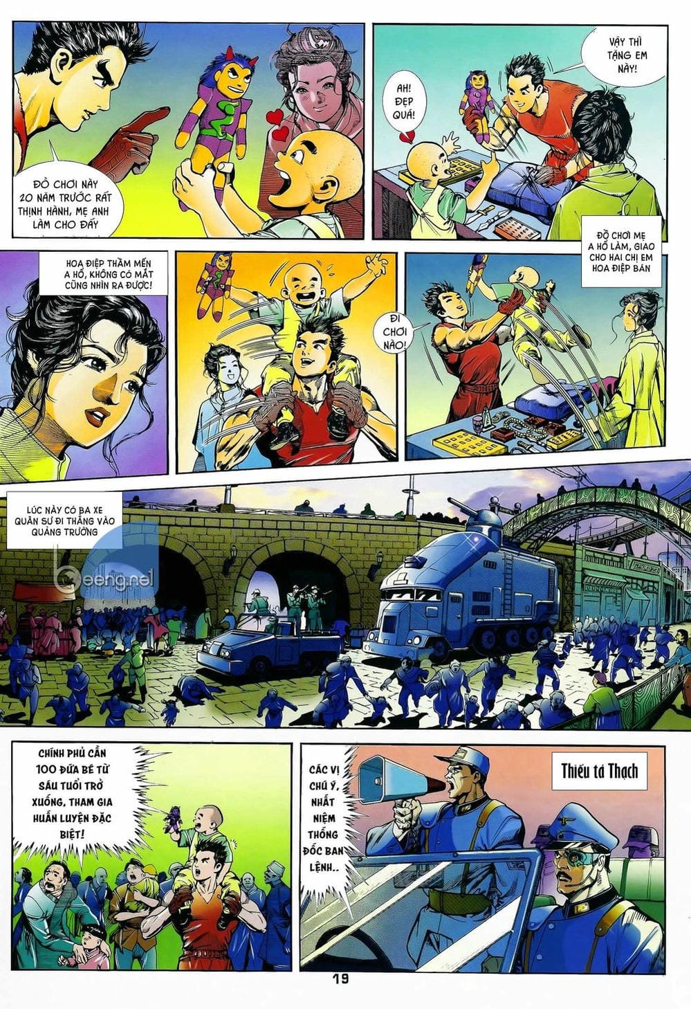 Truyện Tranh Long Hổ 5 Thế trang 8