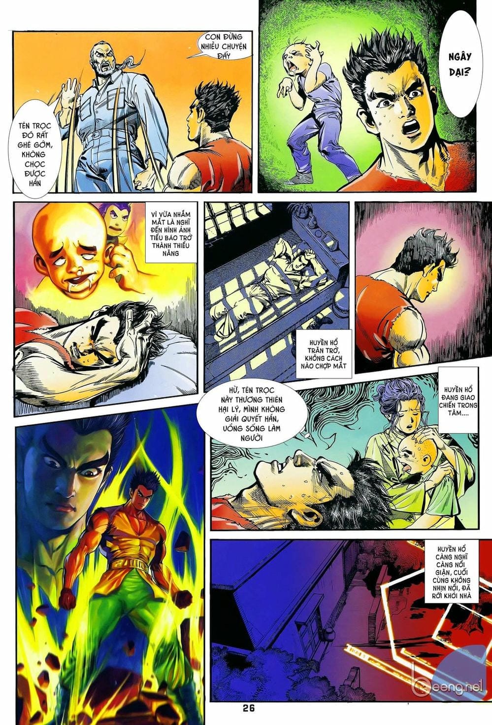 Truyện Tranh Long Hổ 5 Thế trang 8