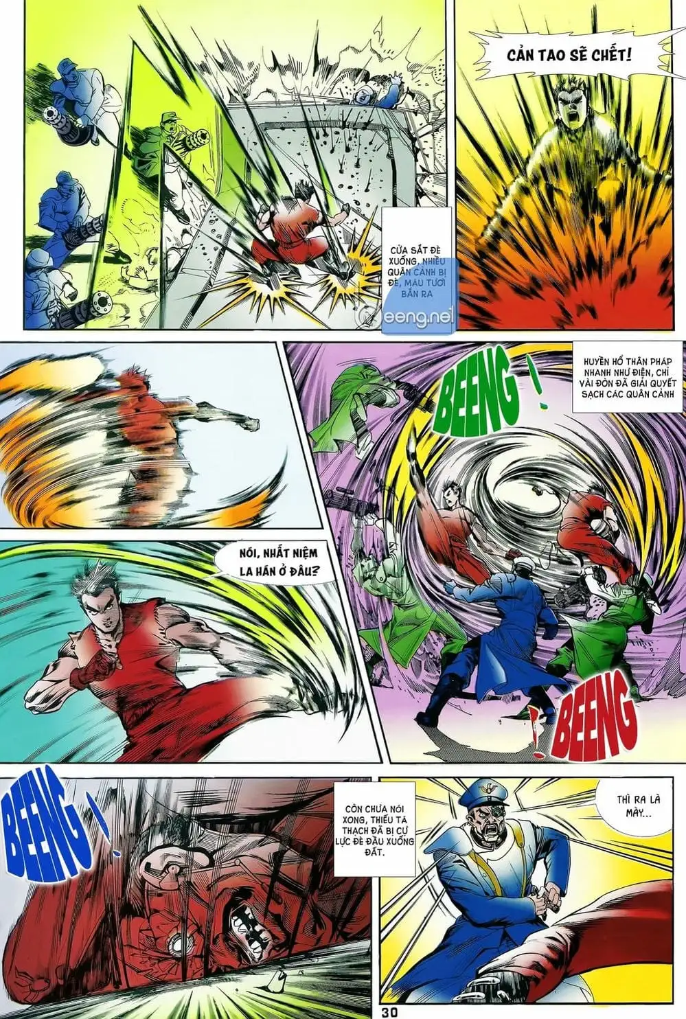 Truyện Tranh Long Hổ 5 Thế trang 8