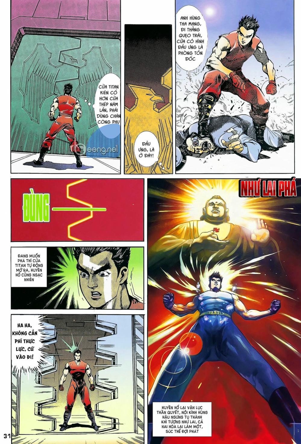 Truyện Tranh Long Hổ 5 Thế trang 8