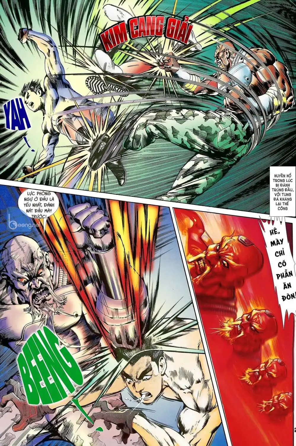 Truyện Tranh Long Hổ 5 Thế trang 8