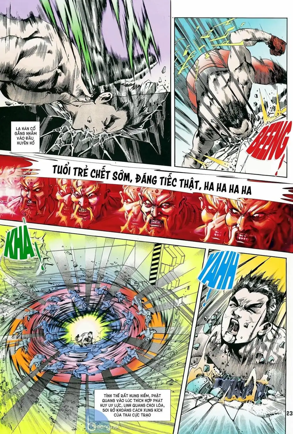 Truyện Tranh Long Hổ 5 Thế trang 8