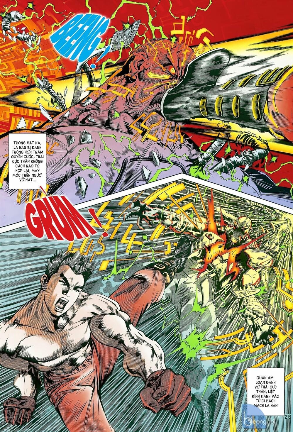 Truyện Tranh Long Hổ 5 Thế trang 8