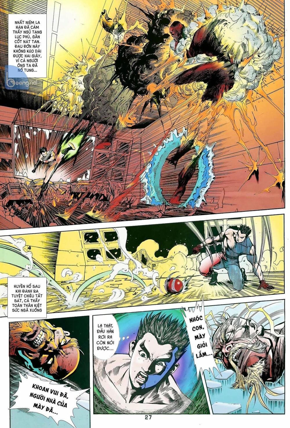 Truyện Tranh Long Hổ 5 Thế trang 8