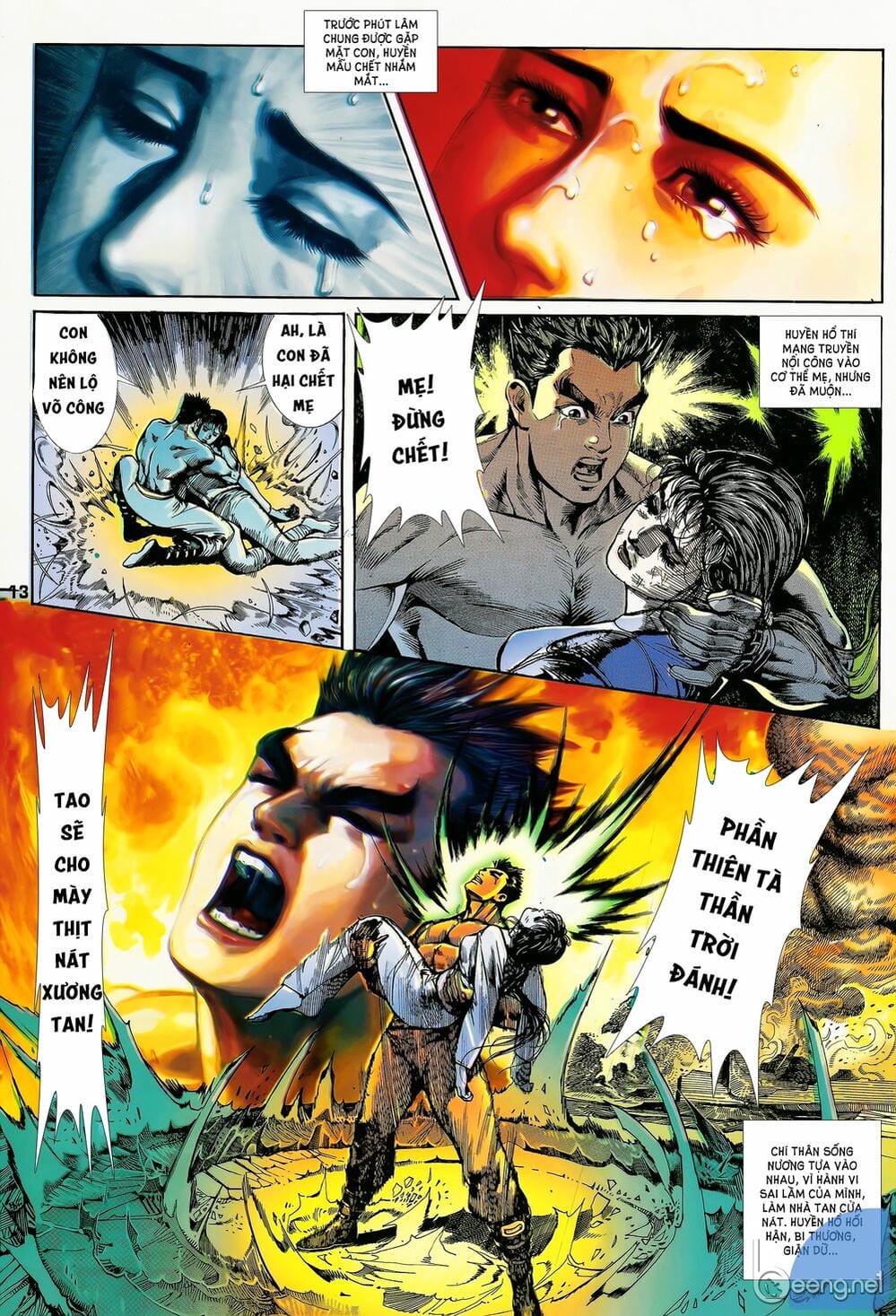 Truyện Tranh Long Hổ 5 Thế trang 8