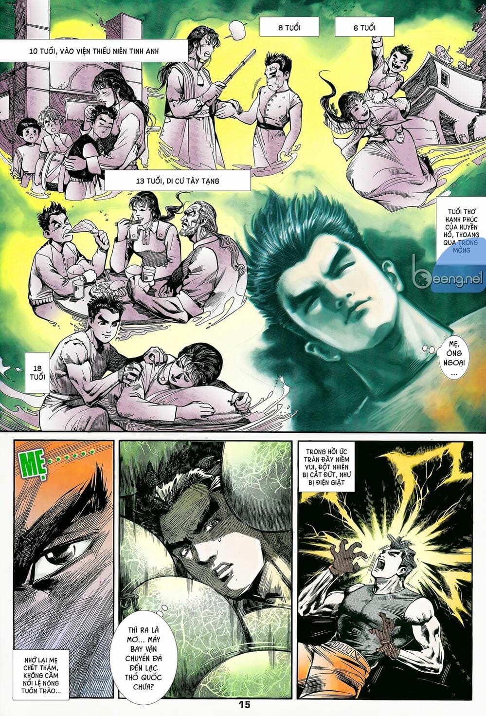 Truyện Tranh Long Hổ 5 Thế trang 8