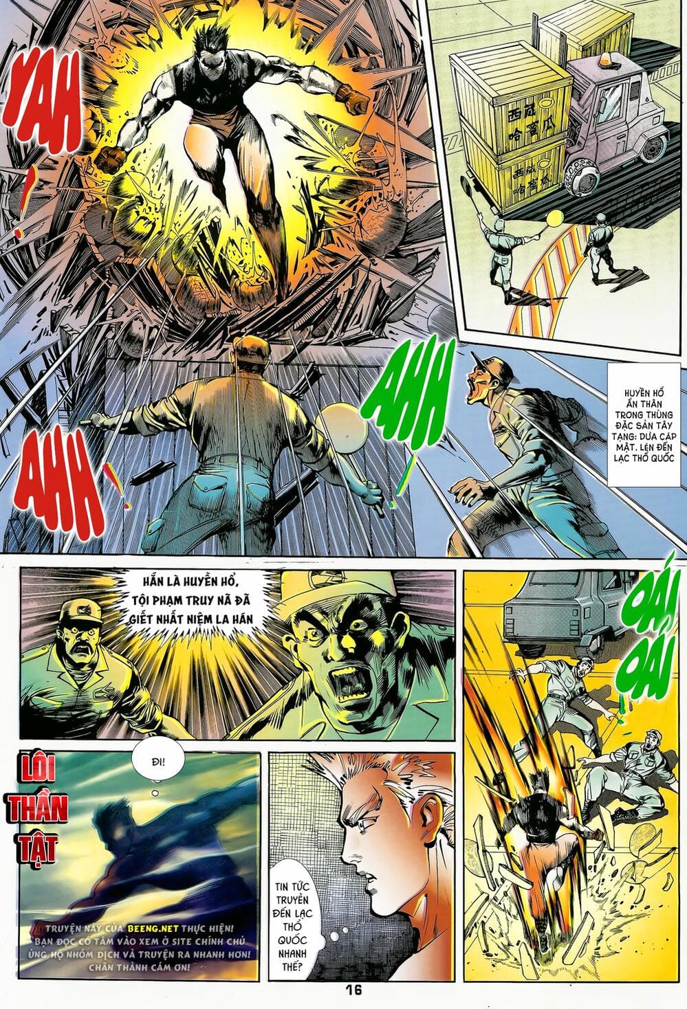 Truyện Tranh Long Hổ 5 Thế trang 8