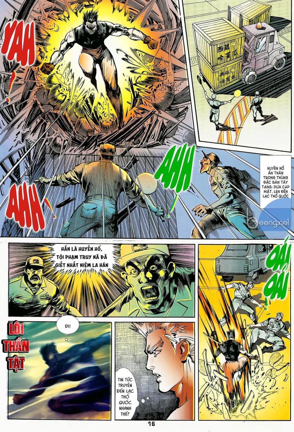 Truyện Tranh Long Hổ 5 Thế trang 8