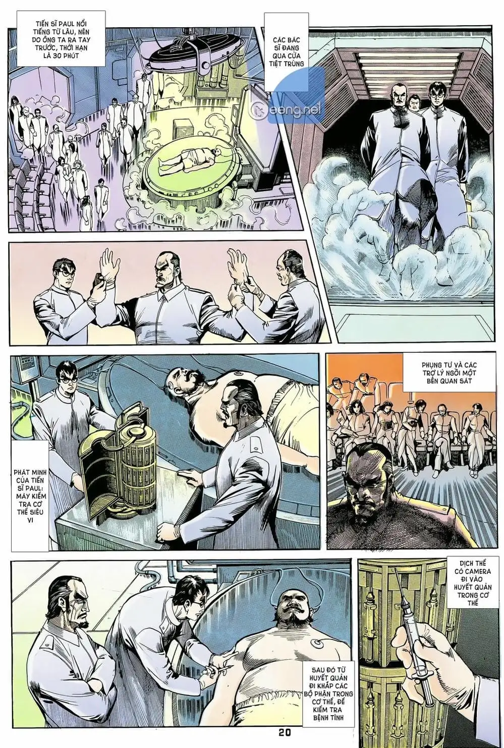 Truyện Tranh Long Hổ 5 Thế trang 8