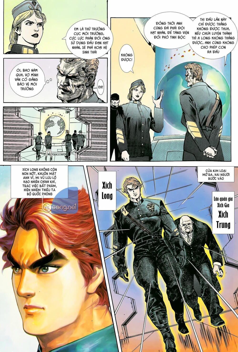 Truyện Tranh Long Hổ 5 Thế trang 8