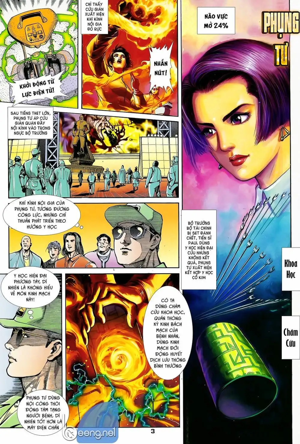 Truyện Tranh Long Hổ 5 Thế trang 8