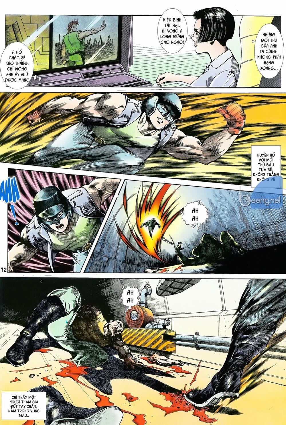 Truyện Tranh Long Hổ 5 Thế trang 8