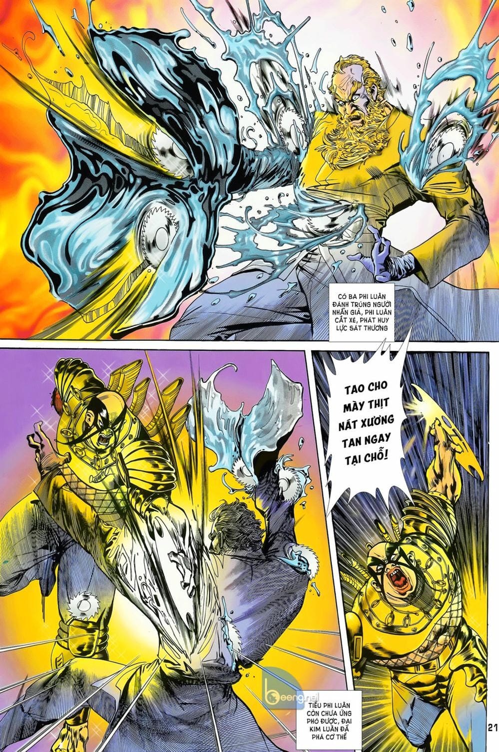 Truyện Tranh Long Hổ 5 Thế trang 8