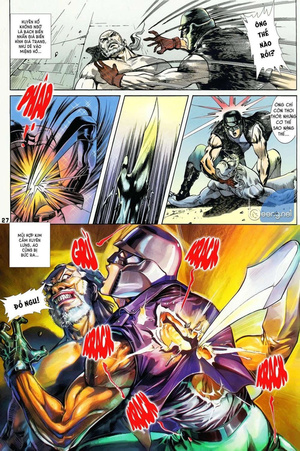 Truyện Tranh Long Hổ 5 Thế trang 8