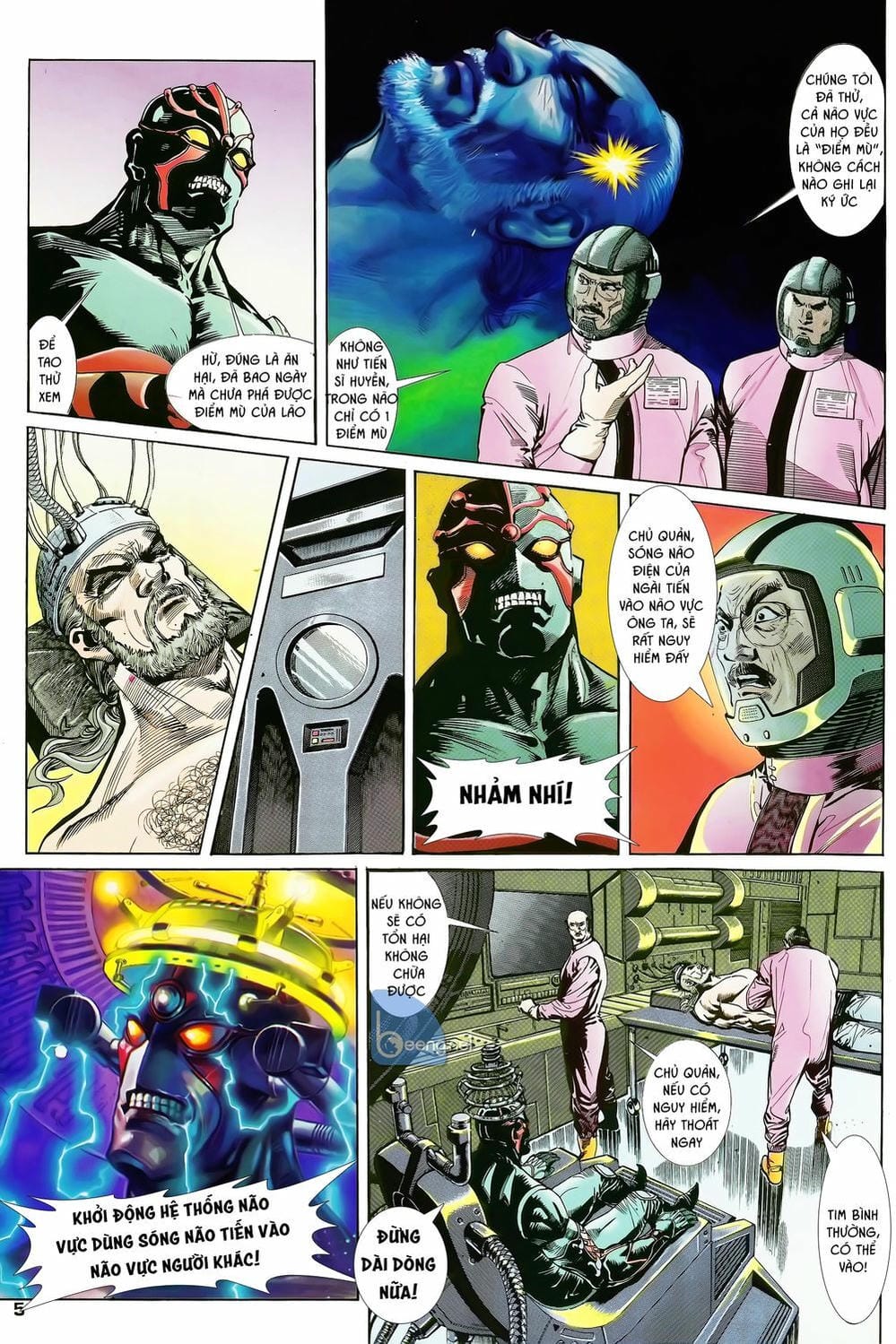 Truyện Tranh Long Hổ 5 Thế trang 8