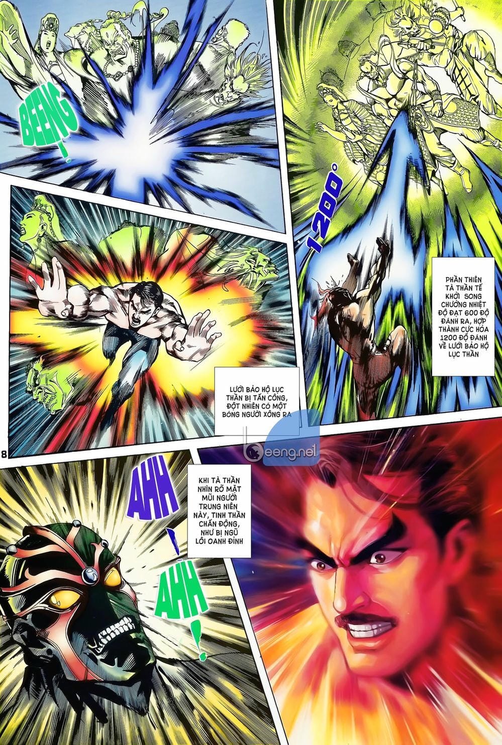 Truyện Tranh Long Hổ 5 Thế trang 8