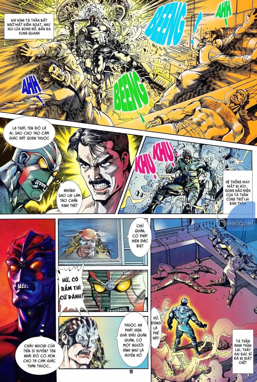 Truyện Tranh Long Hổ 5 Thế trang 8