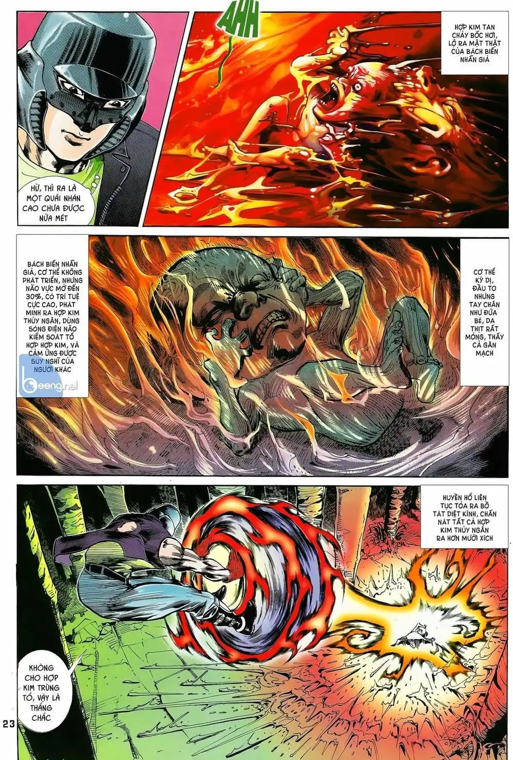 Truyện Tranh Long Hổ 5 Thế trang 8