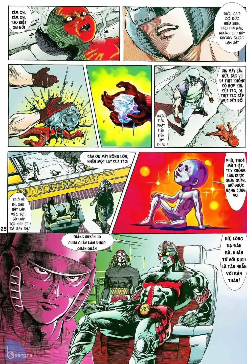 Truyện Tranh Long Hổ 5 Thế trang 8