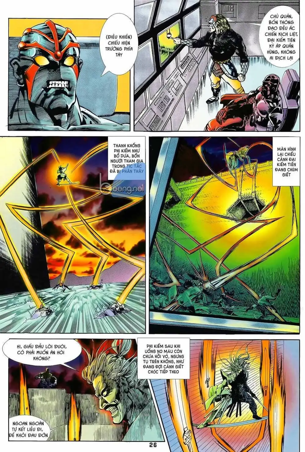 Truyện Tranh Long Hổ 5 Thế trang 8