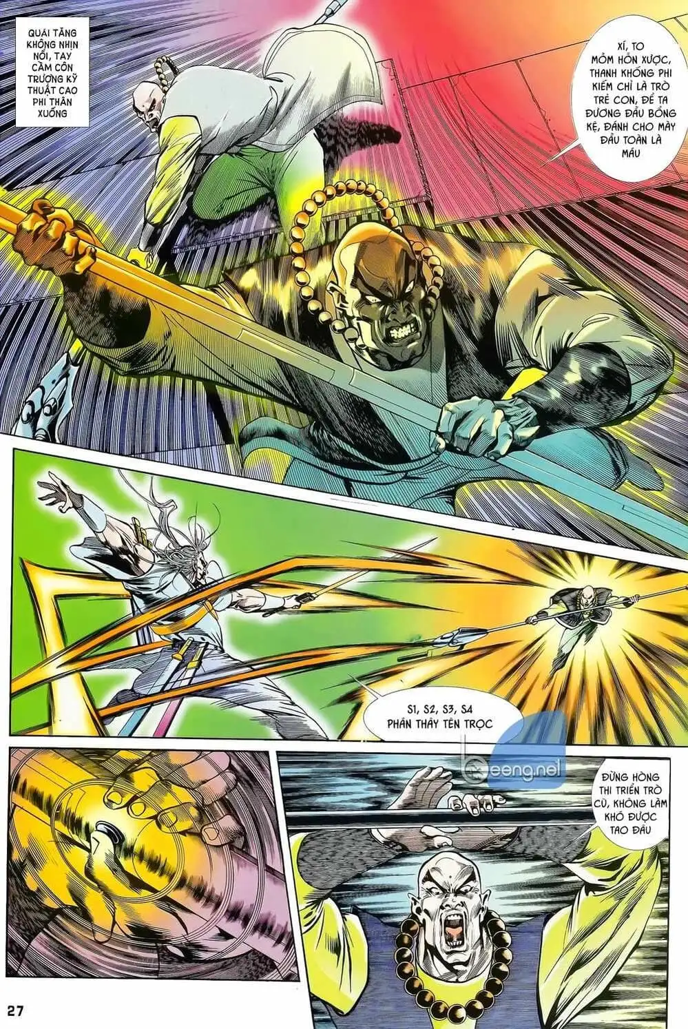 Truyện Tranh Long Hổ 5 Thế trang 8