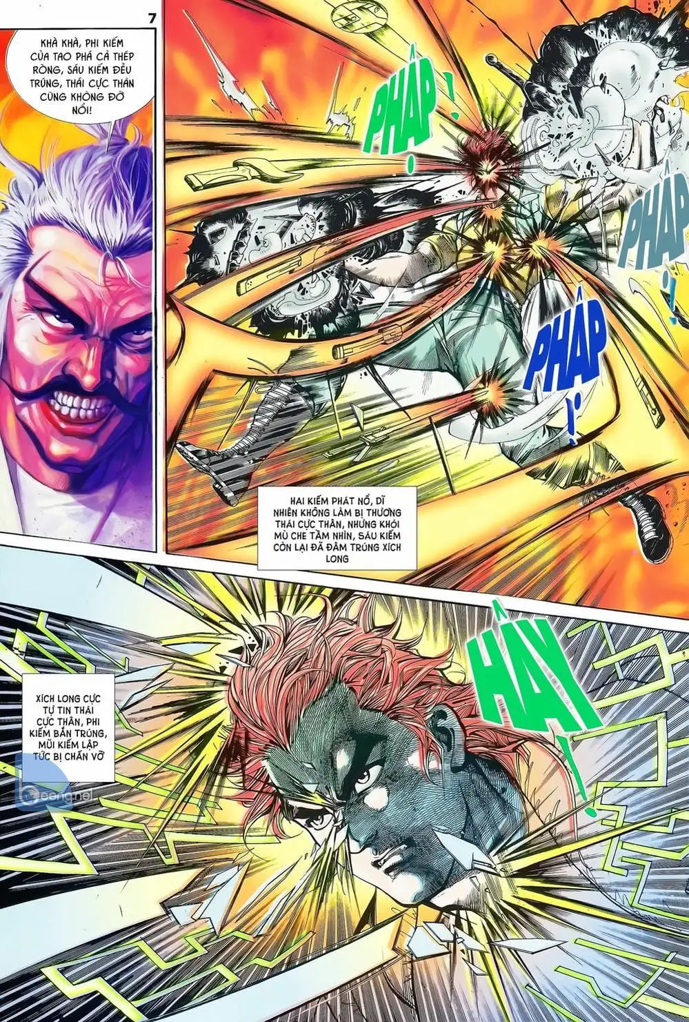Truyện Tranh Long Hổ 5 Thế trang 8