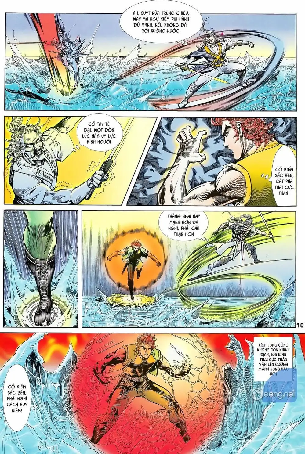 Truyện Tranh Long Hổ 5 Thế trang 8