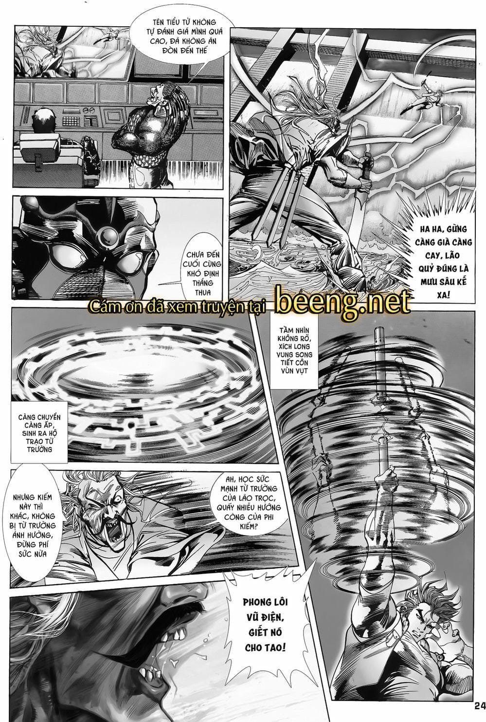 Truyện Tranh Long Hổ 5 Thế trang 8