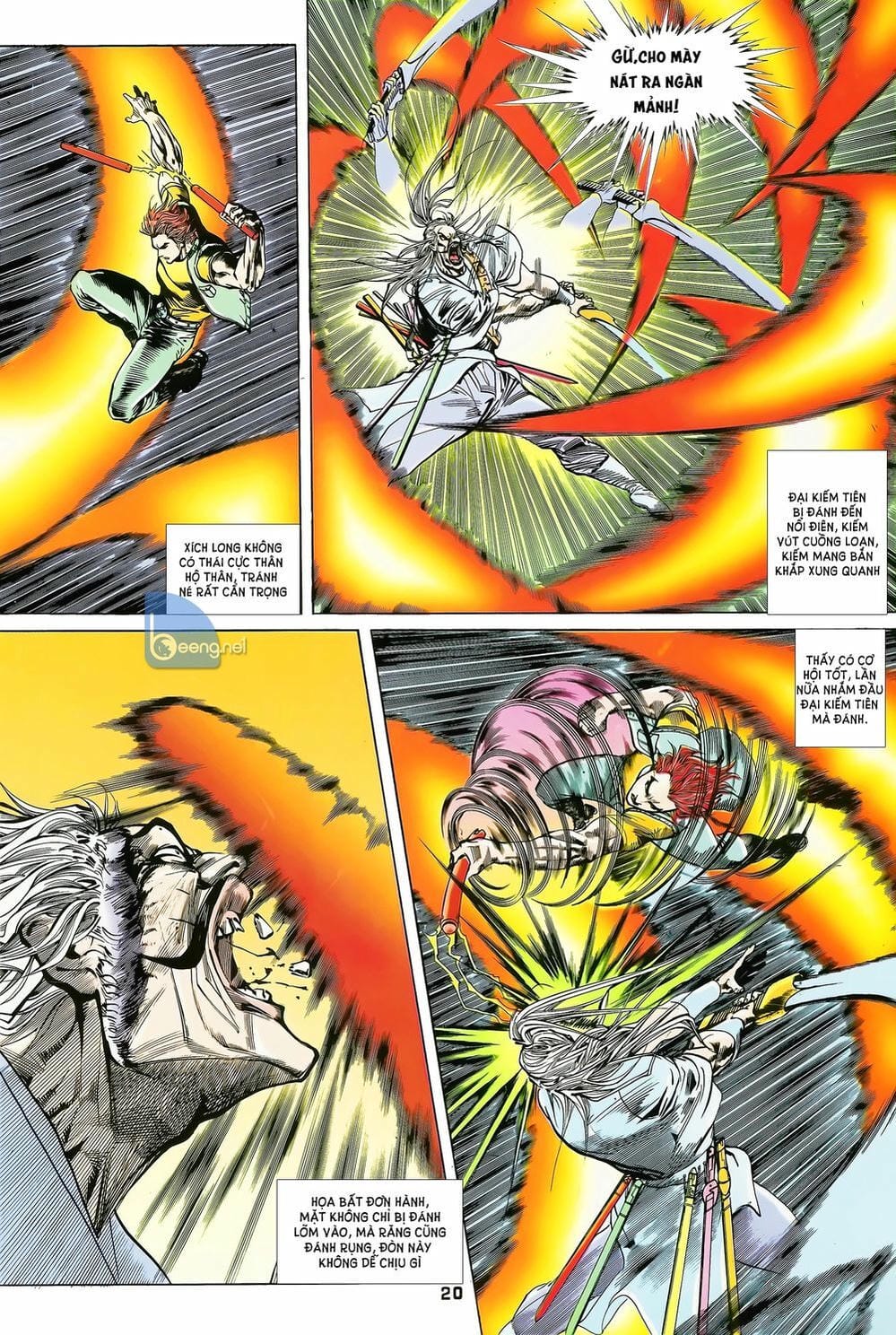 Truyện Tranh Long Hổ 5 Thế trang 8