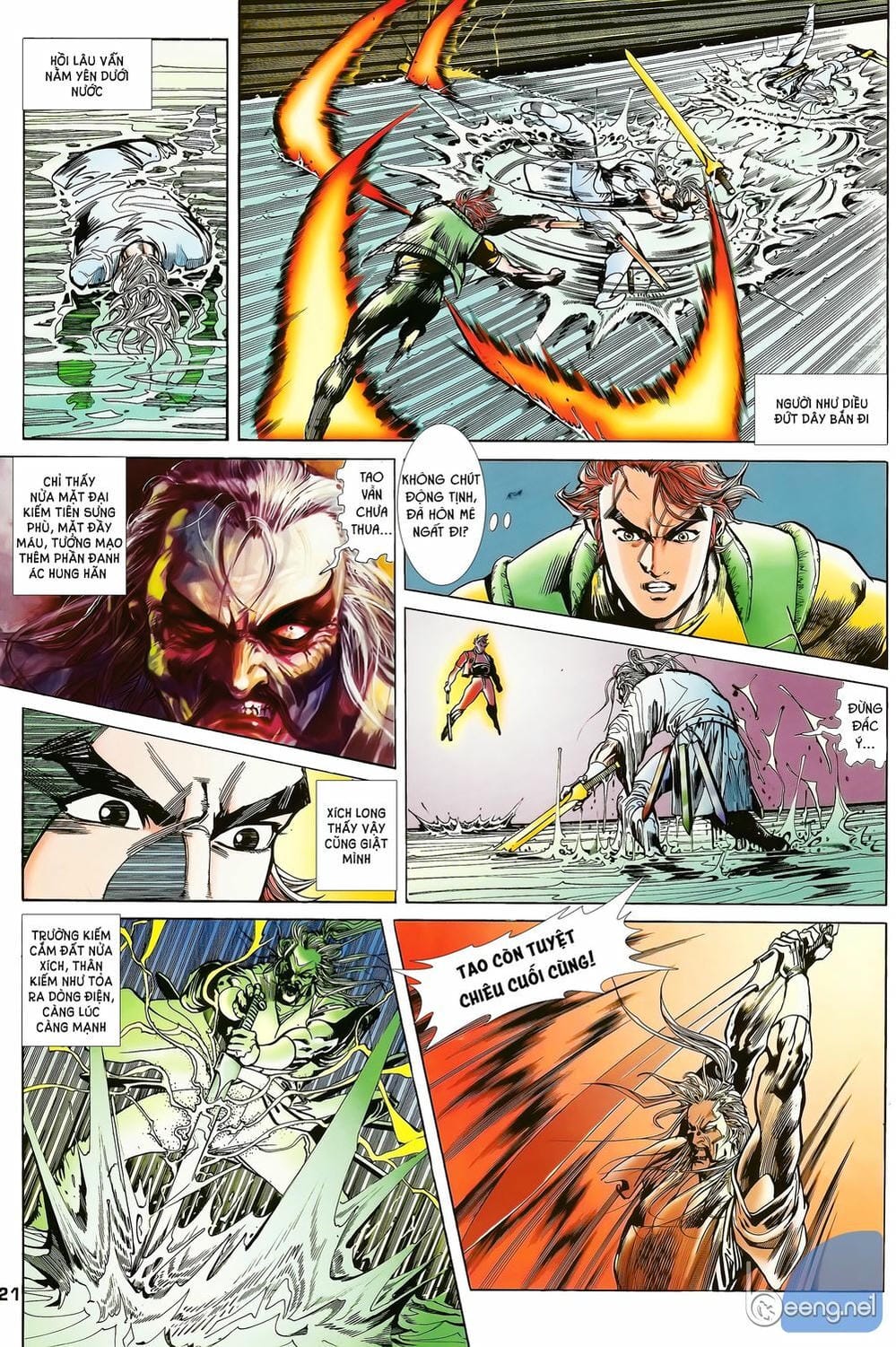 Truyện Tranh Long Hổ 5 Thế trang 8