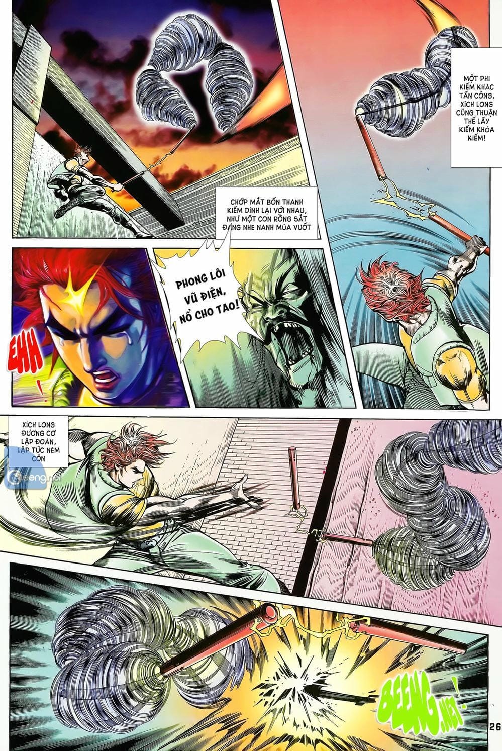 Truyện Tranh Long Hổ 5 Thế trang 8