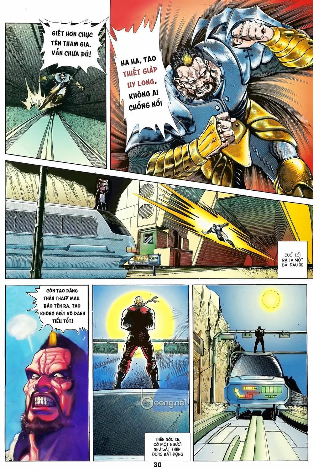 Truyện Tranh Long Hổ 5 Thế trang 8