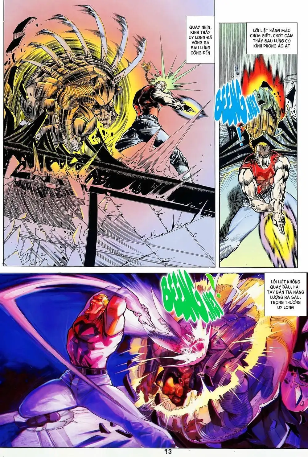 Truyện Tranh Long Hổ 5 Thế trang 8