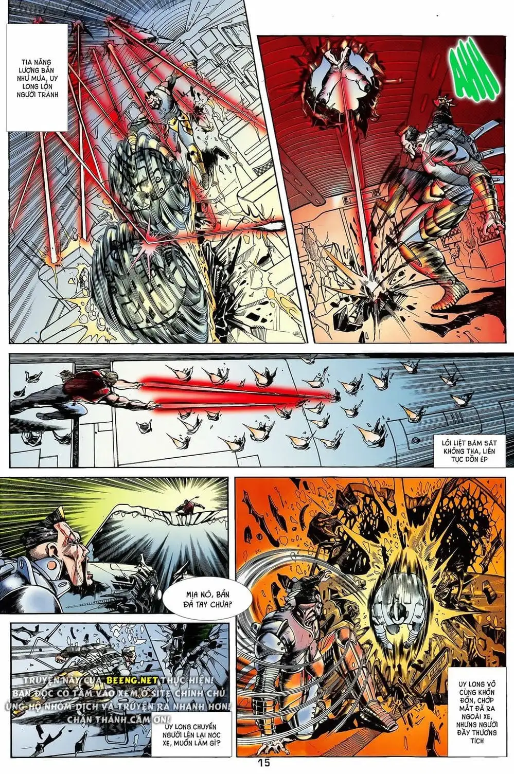 Truyện Tranh Long Hổ 5 Thế trang 8
