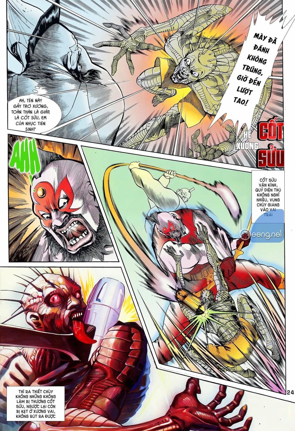 Truyện Tranh Long Hổ 5 Thế trang 8