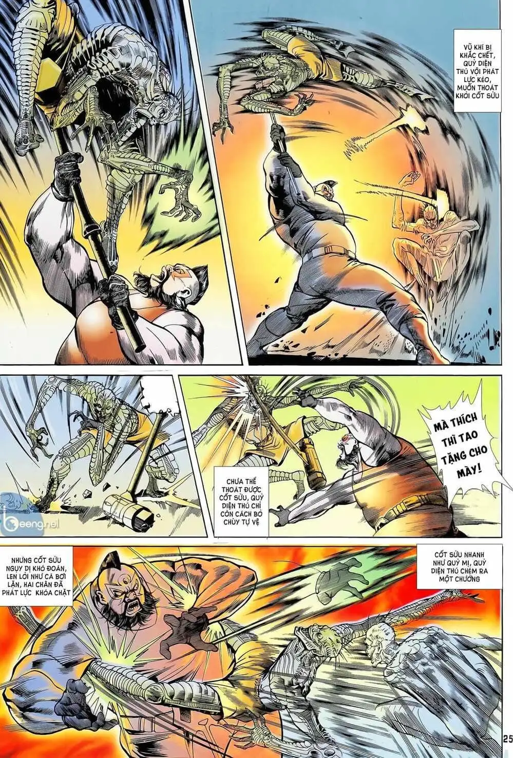 Truyện Tranh Long Hổ 5 Thế trang 8