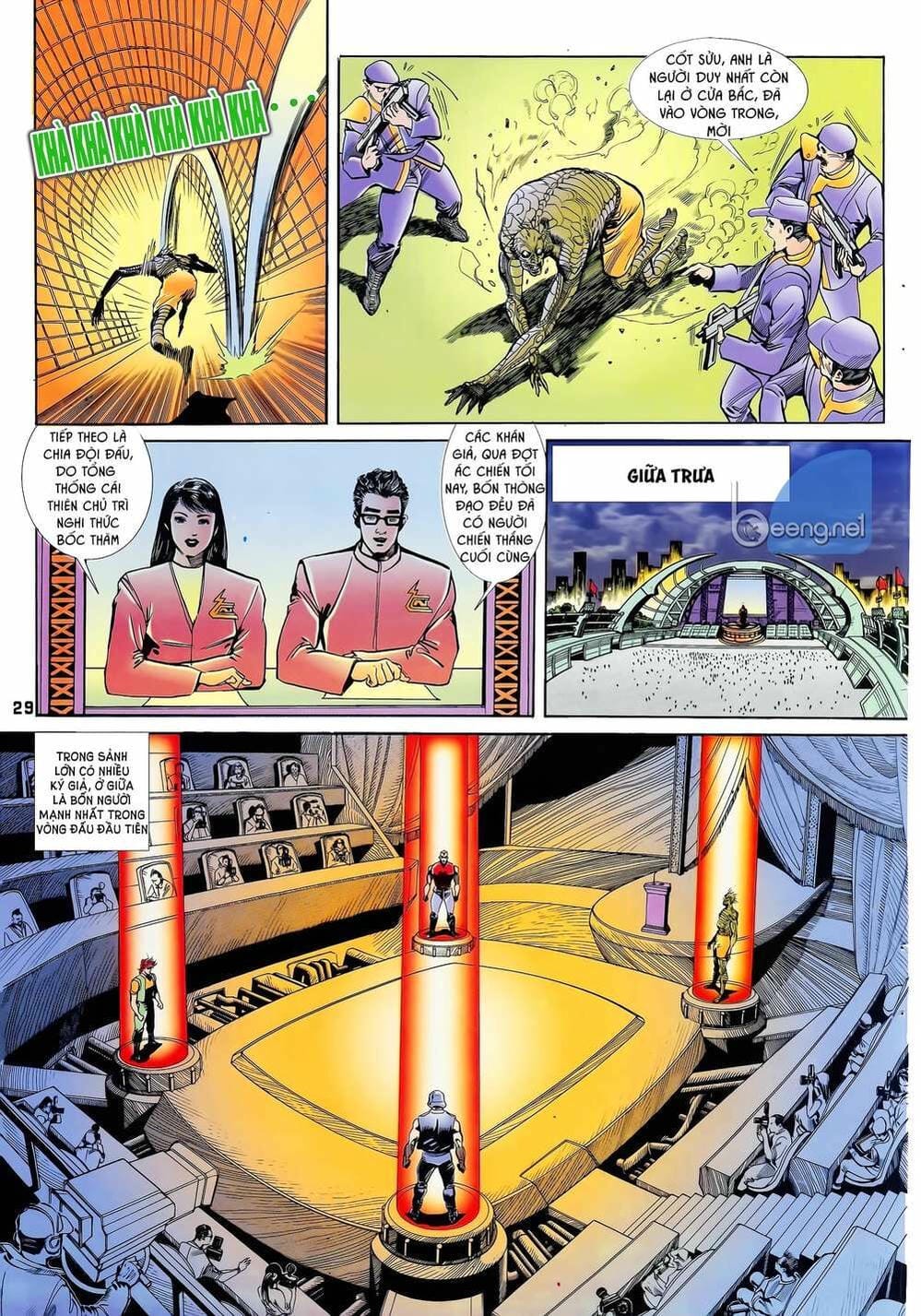 Truyện Tranh Long Hổ 5 Thế trang 8