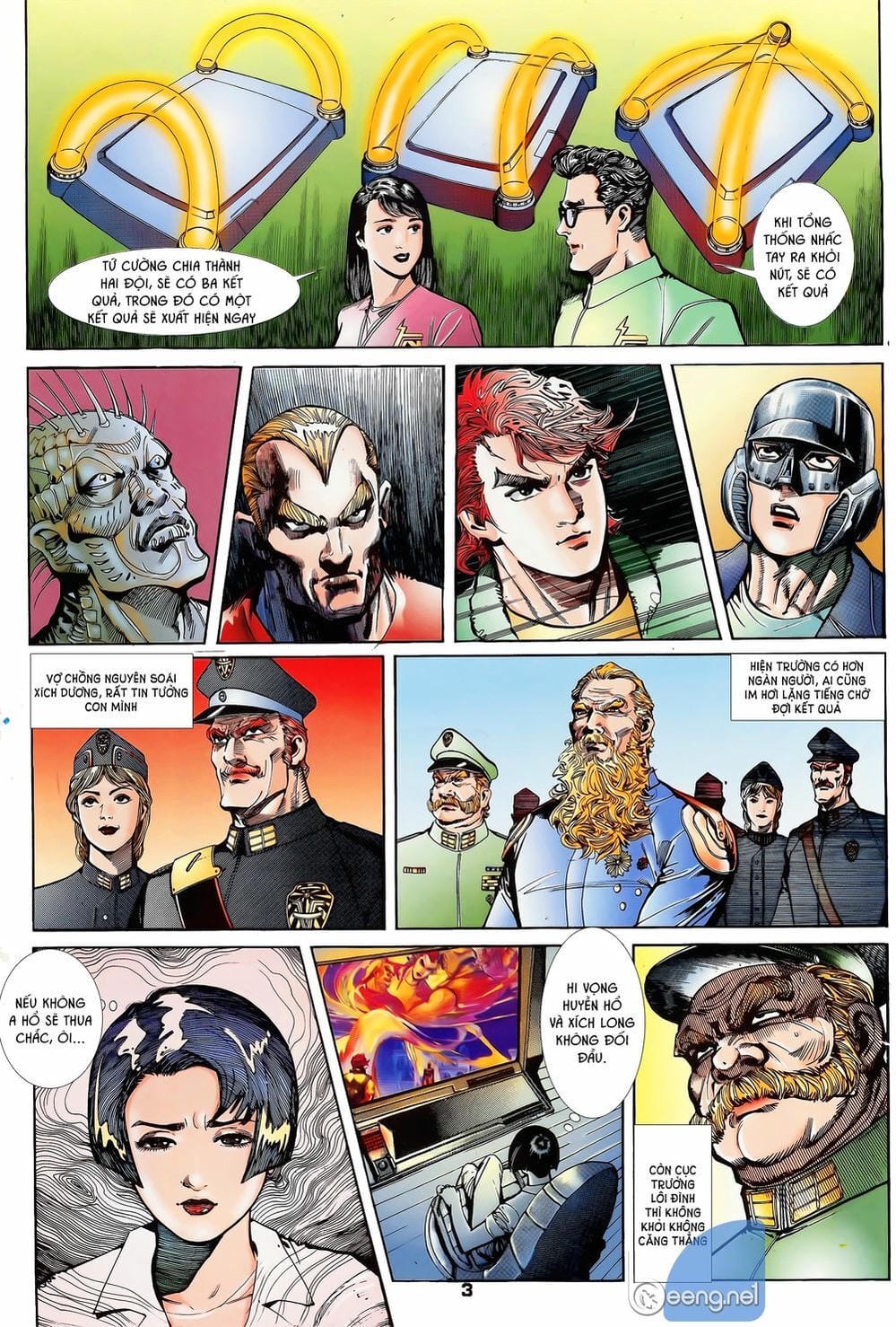 Truyện Tranh Long Hổ 5 Thế trang 8