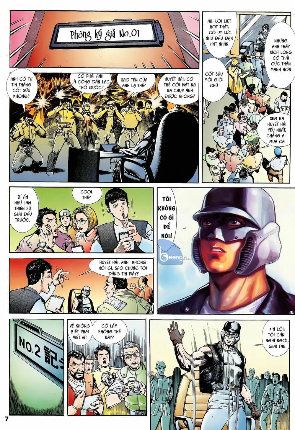 Truyện Tranh Long Hổ 5 Thế trang 8