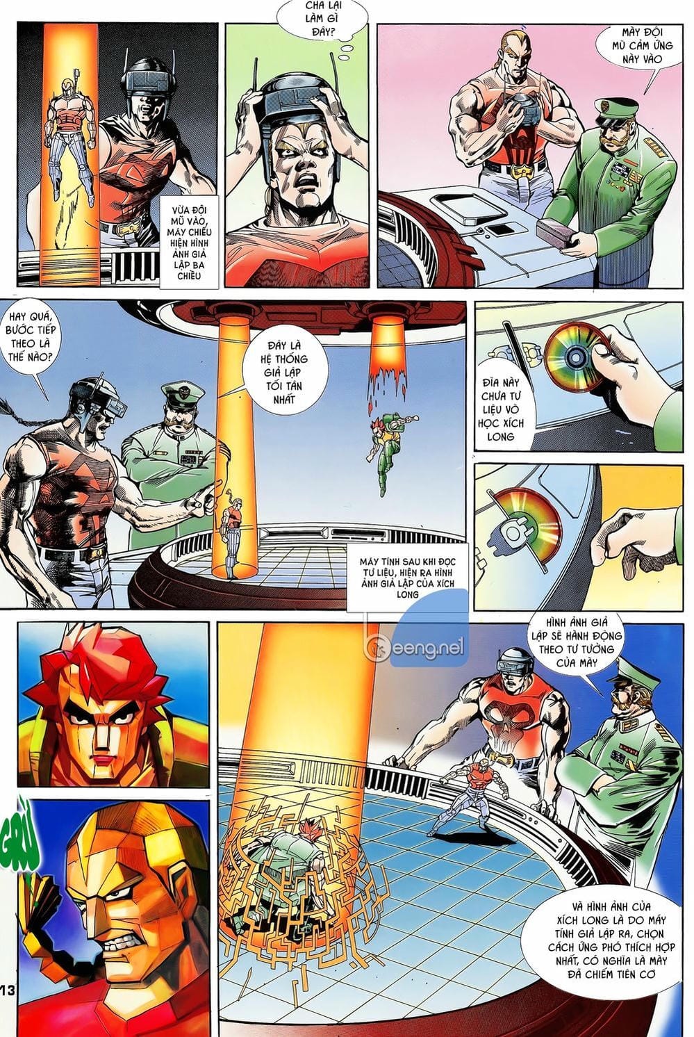 Truyện Tranh Long Hổ 5 Thế trang 8