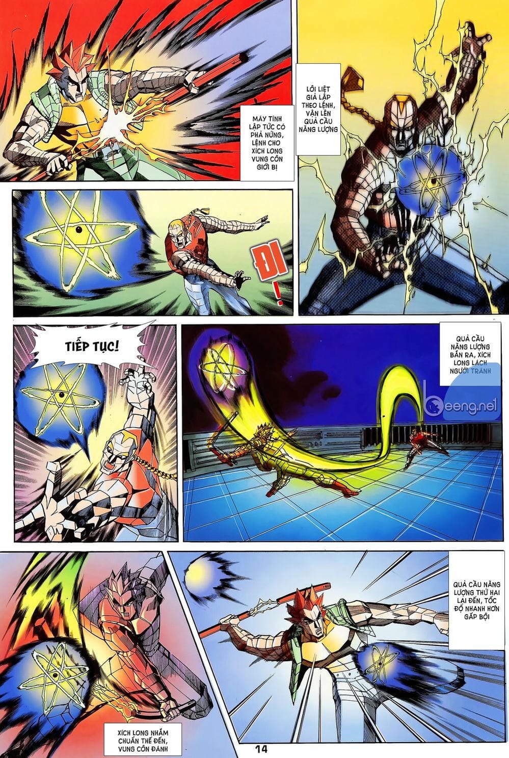 Truyện Tranh Long Hổ 5 Thế trang 8