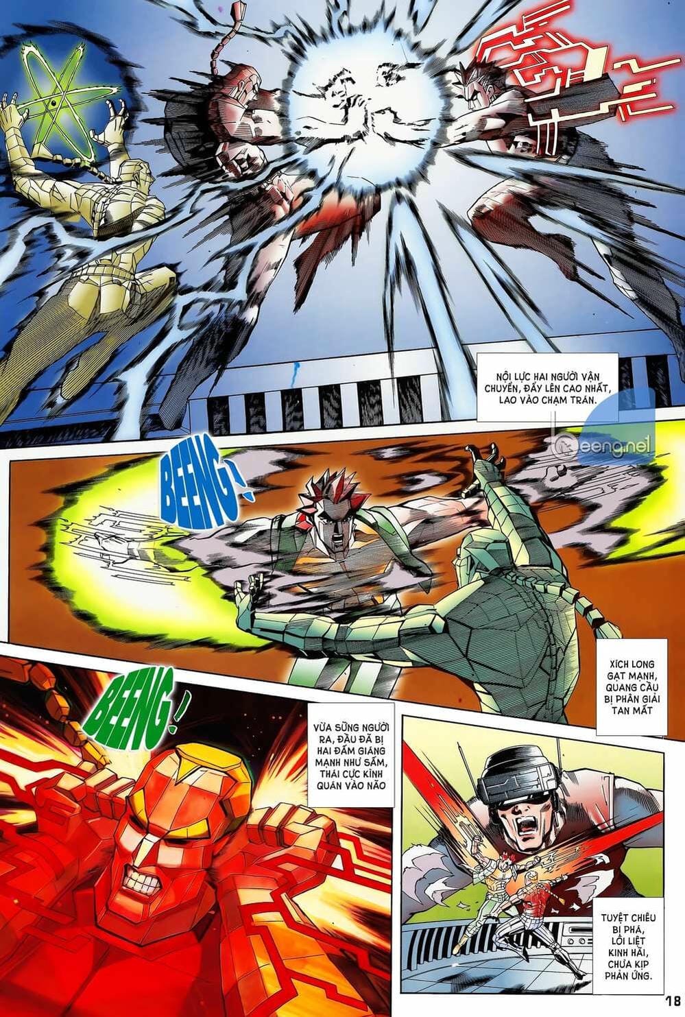 Truyện Tranh Long Hổ 5 Thế trang 8