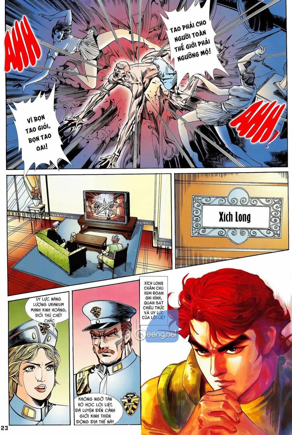 Truyện Tranh Long Hổ 5 Thế trang 8