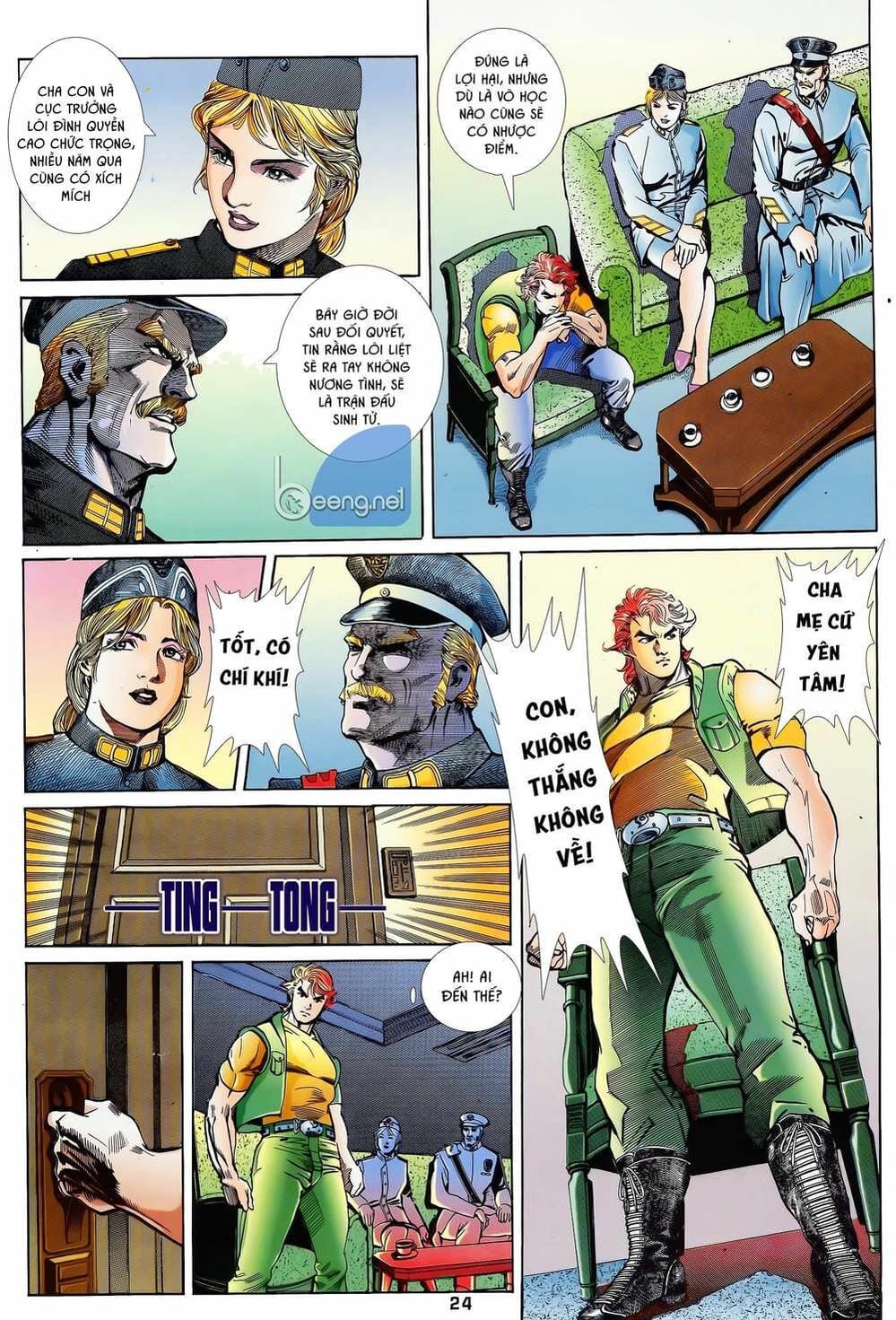 Truyện Tranh Long Hổ 5 Thế trang 8