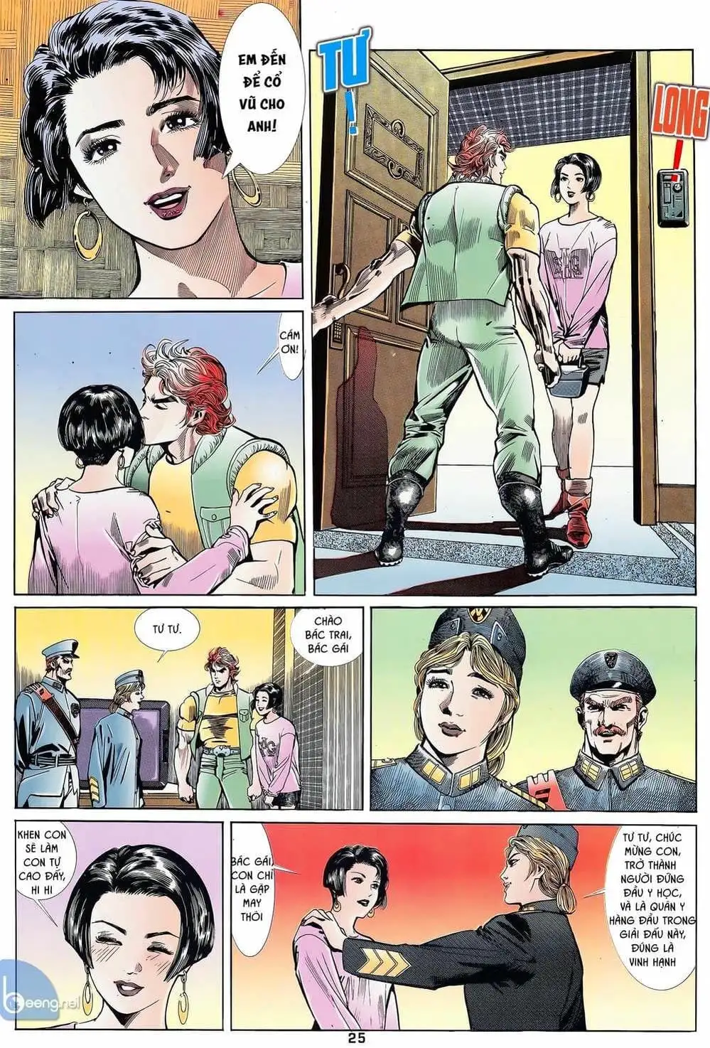 Truyện Tranh Long Hổ 5 Thế trang 8